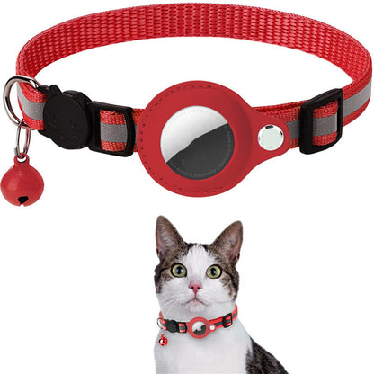 GlowGuard™ Reflective AirTag Collar - Never Lose Your Furry Friend Again