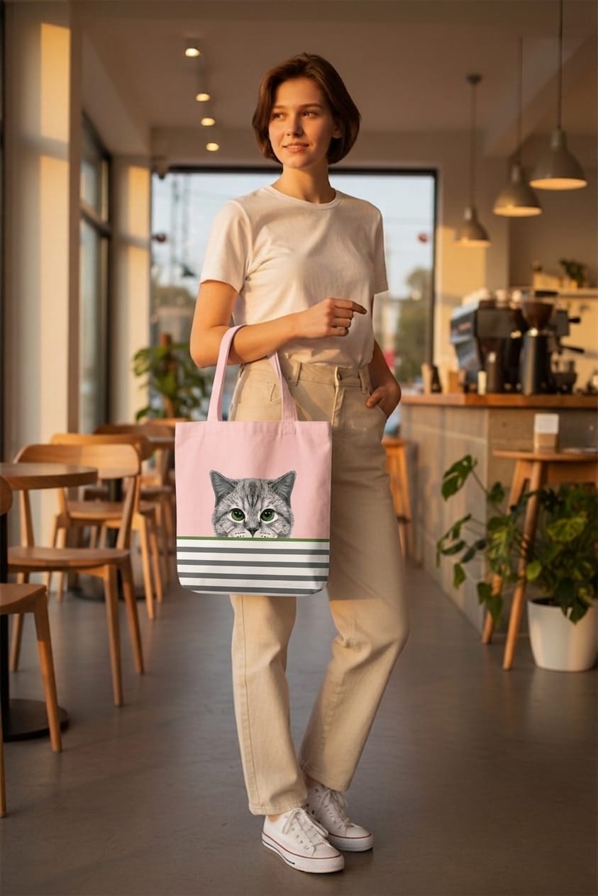 The Ultimate Cat Lover’s Daily Canvas Tote