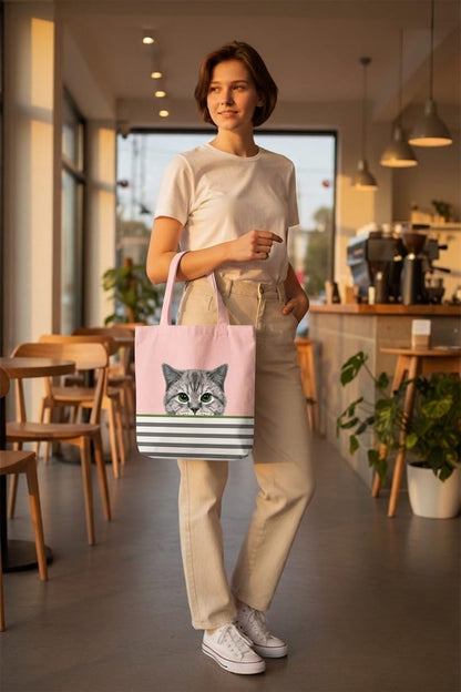 The Ultimate Cat Lover’s Daily Canvas Tote