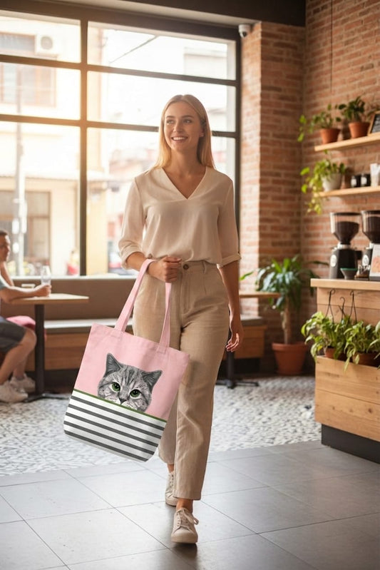 The Ultimate Cat Lover’s Daily Canvas Tote