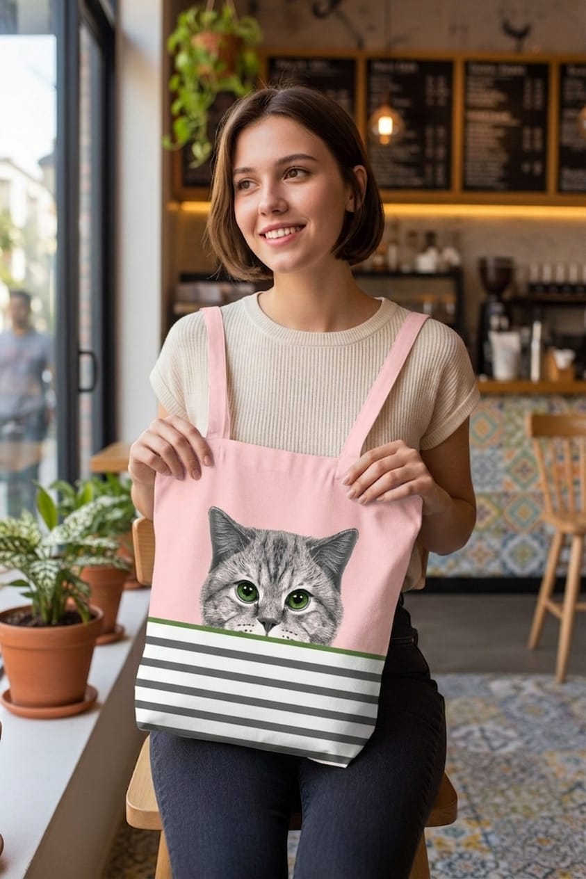 The Ultimate Cat Lover’s Daily Canvas Tote