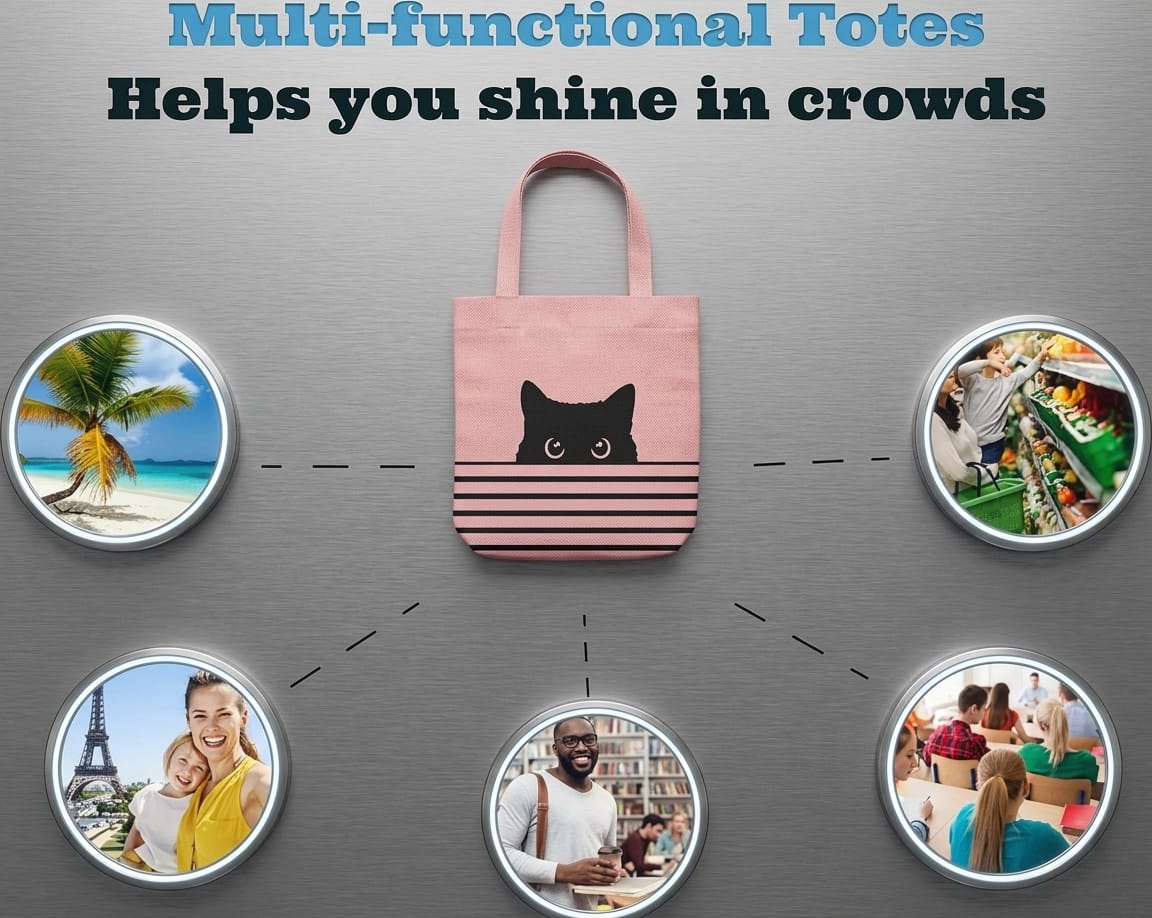 The Ultimate Cat Lover’s Daily Canvas Tote