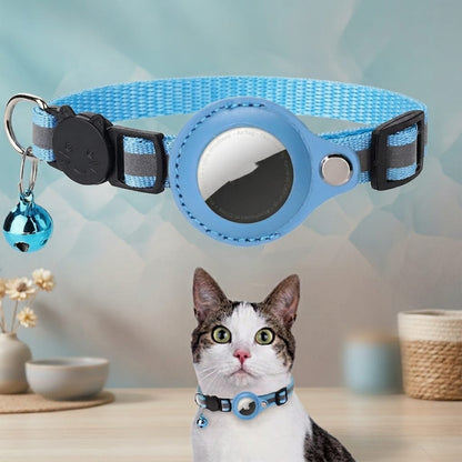 GlowGuard™ Reflective AirTag Collar - Never Lose Your Furry Friend Again